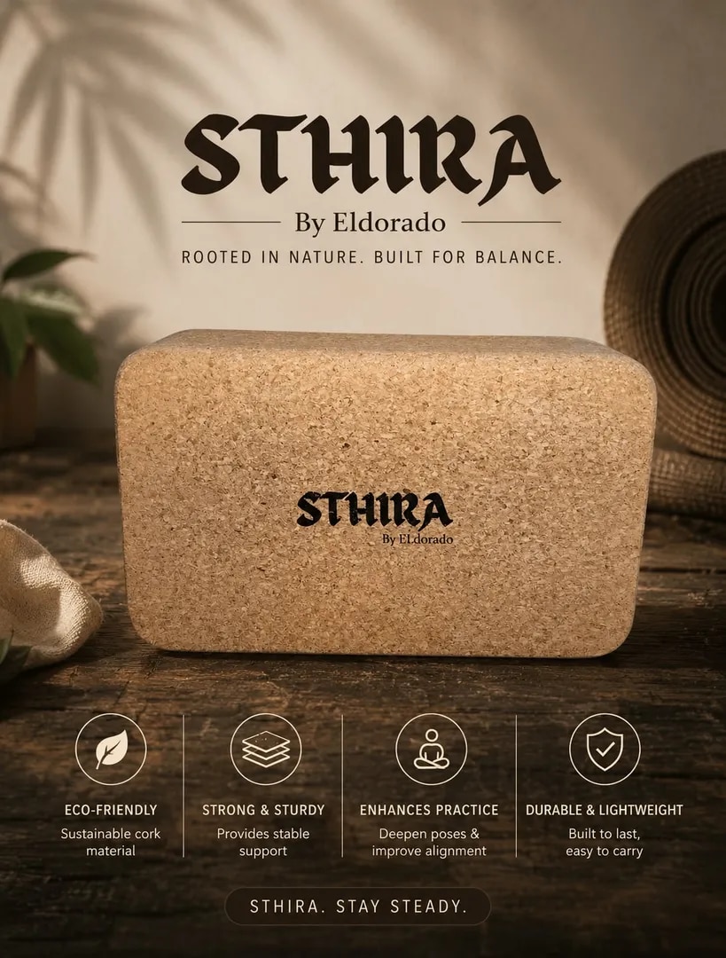 Cork Yoga Block Pro image 1
