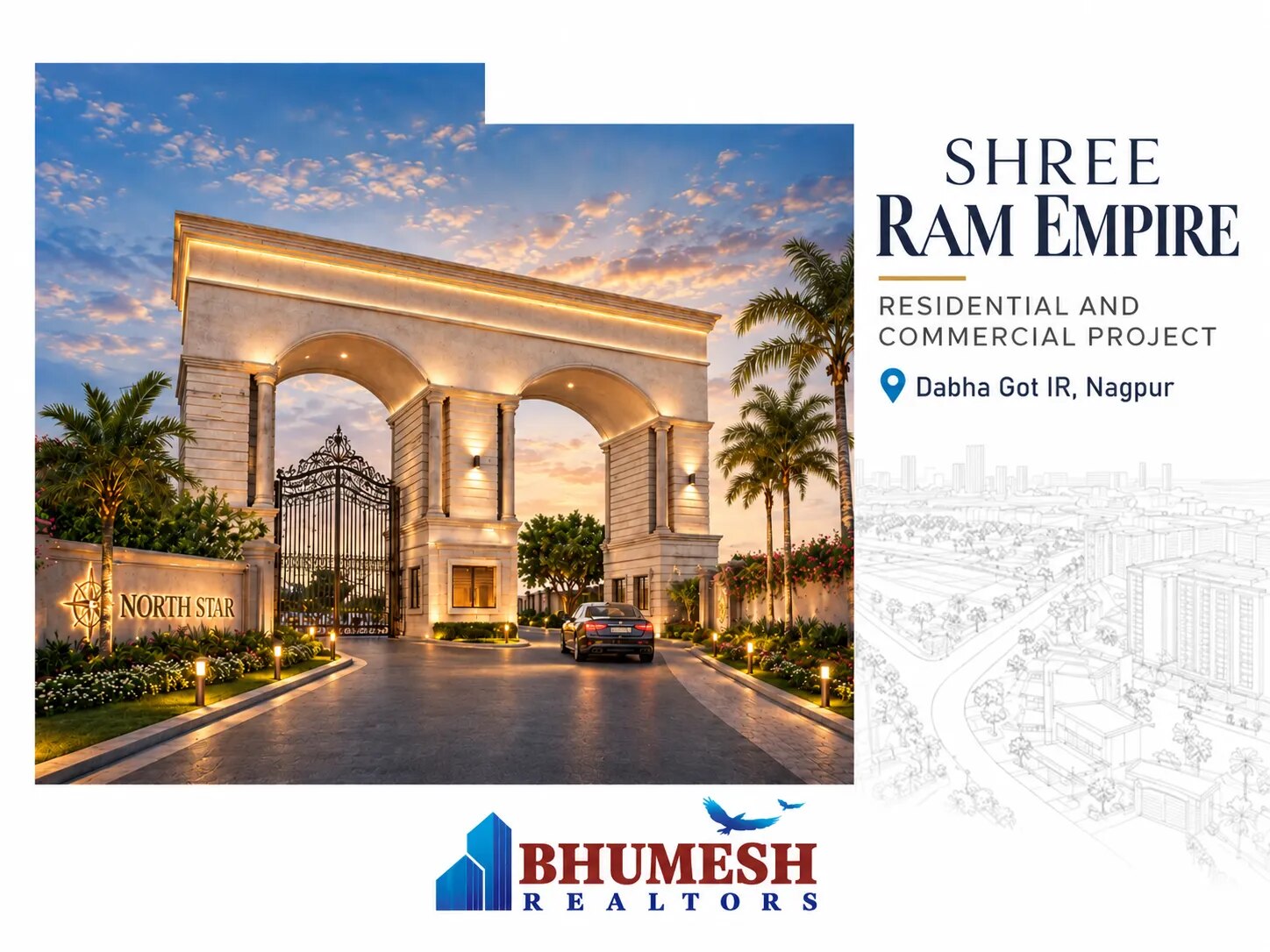 Shree Ram Empire – Premium Plotted Township at Dabha, Nagpur image 1