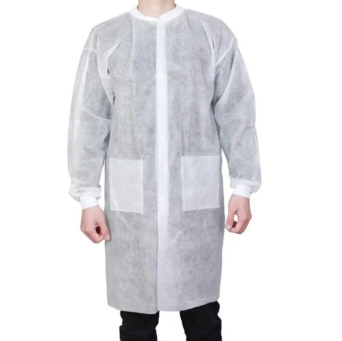 NON WOVEN LAB COAT image 1