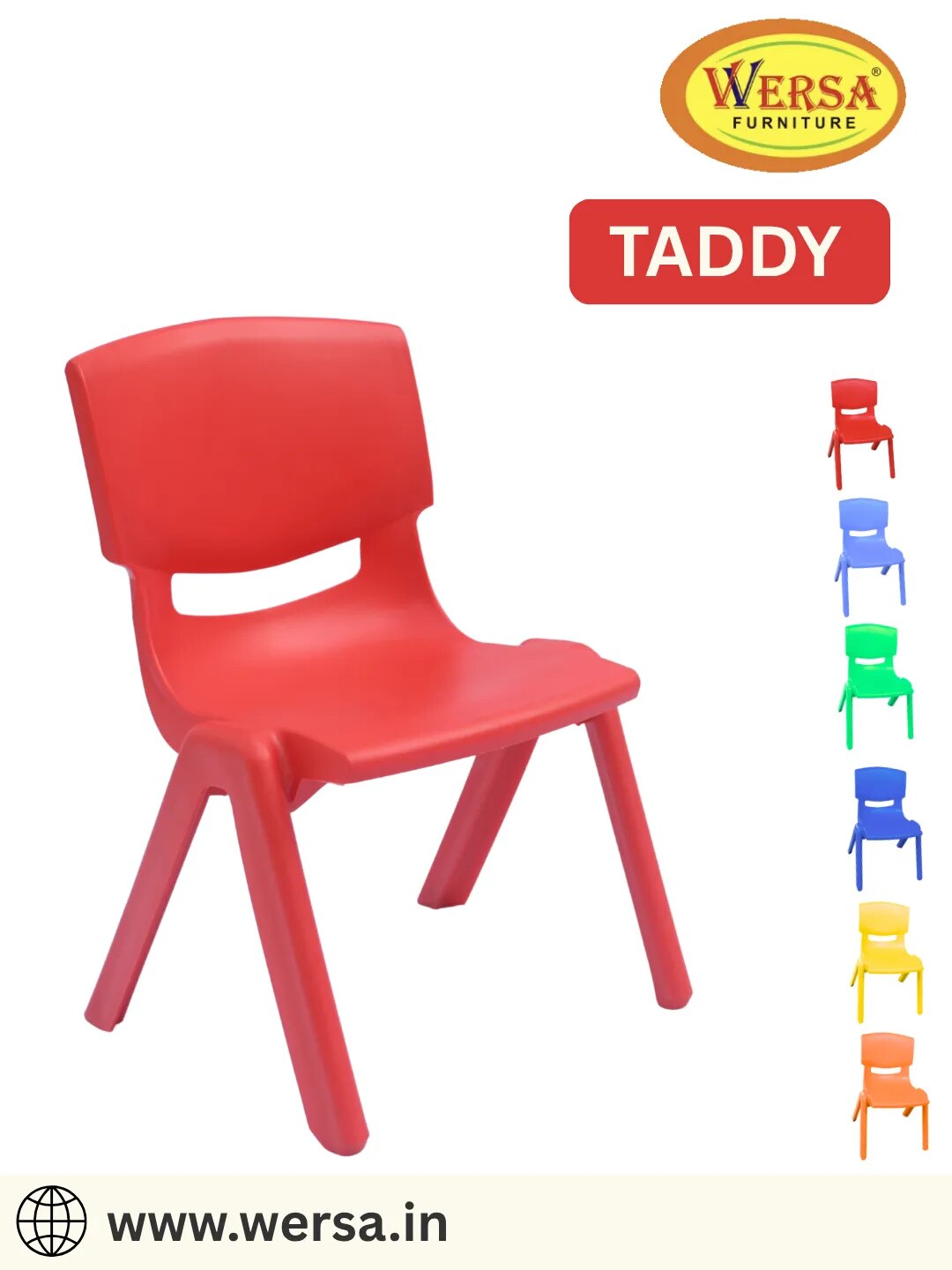WERSA TADDY Plastic Kids Chair image 1