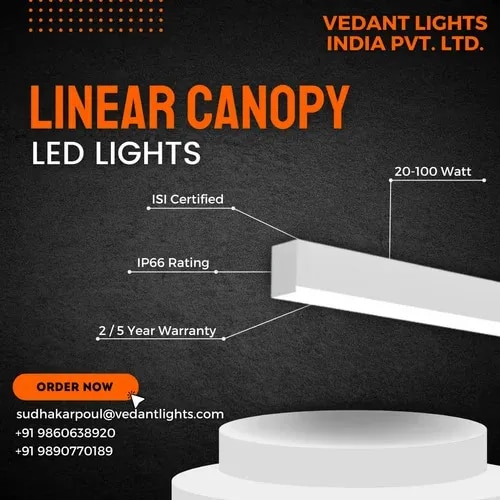 Petrol Pump Linear Canopy Led Light image 1