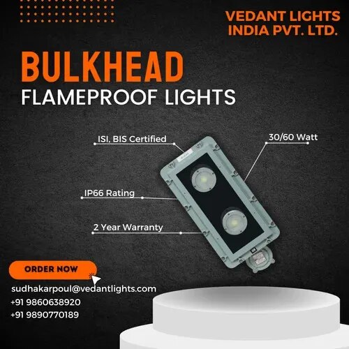 Bulkhead Flameproof Led Light image 1