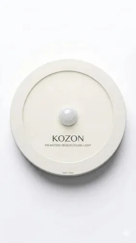 LED Motion Sensor Light Round Aluminum Panel image 1