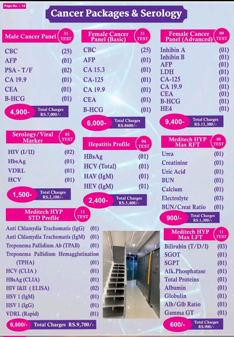 CANCER PACKAGES & SEROLOGY image 1