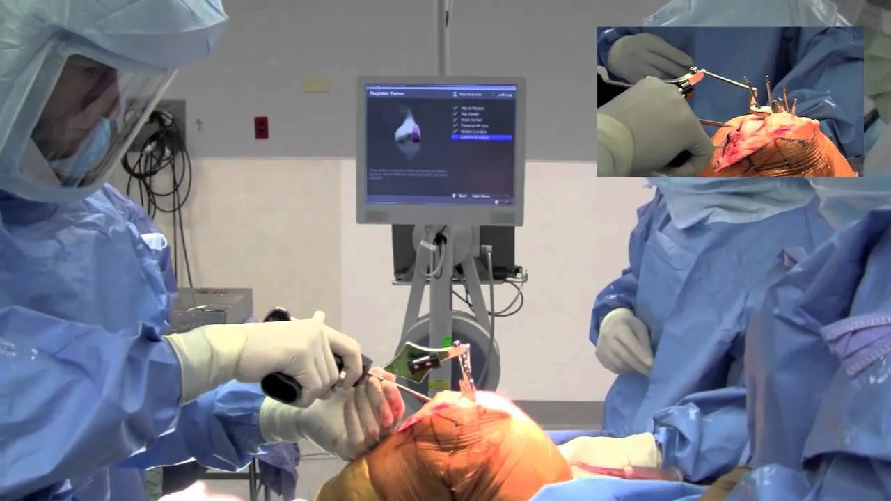 Computer Navigated Knee Replacement image 1