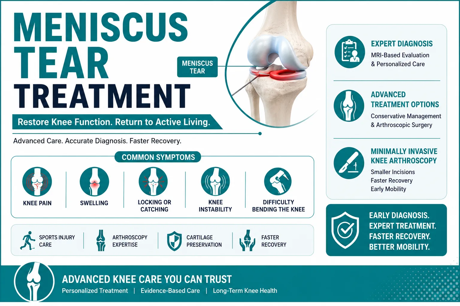 “Meniscus Tear Treatment & Knee Arthroscopy in Bangalore” image 1