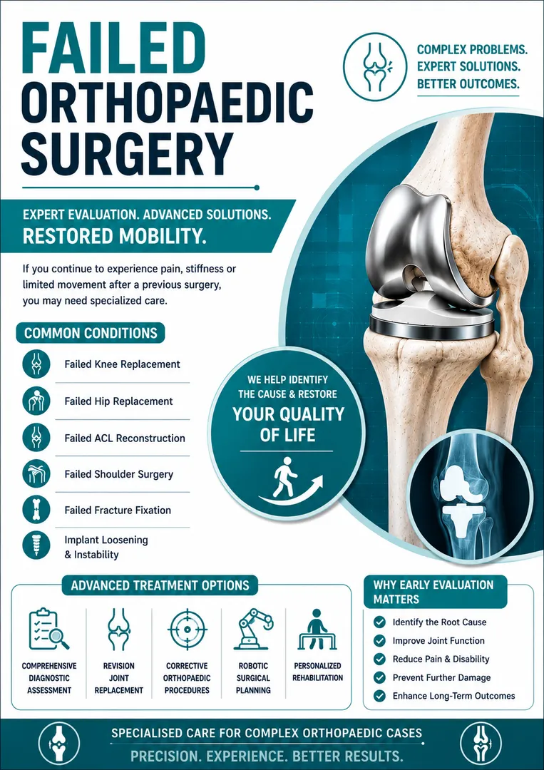 # Failed Orthopaedic Surgery Treatment in Bangalore – Expert Evaluation & Revision Surgery image 1