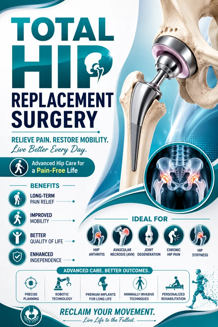 # Total Hip Replacement Surgery in Bangalore – Advanced Treatment for Hip Arthritis & Joint Damage image 1