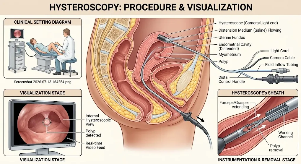 Hysteroscopy image 1