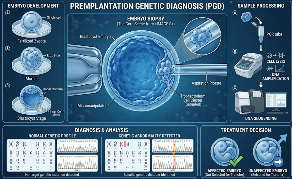 Preimplantation Genetic Diagnosis (PGD) image 1