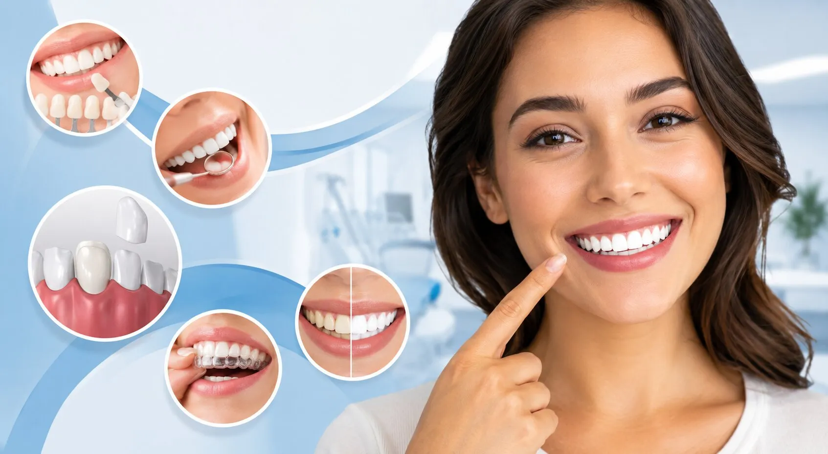 Bleaching, Veneering, Smile designing image 1