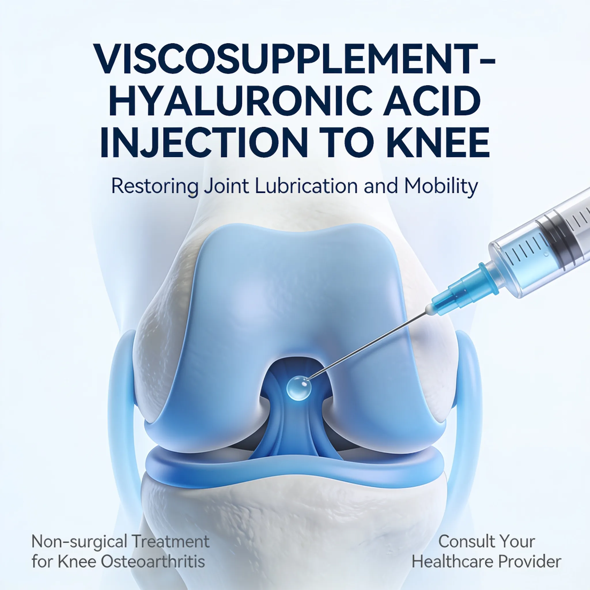 VISCOSUPPLEMENT - HYALURONIC ACID INJECTION TO KNEE image 1