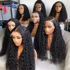 Ladies Human Lace front wigs service image