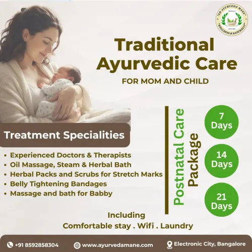 Residential Ayurvedic Postnatal Care with Food in Electronic City, Bangalore service image