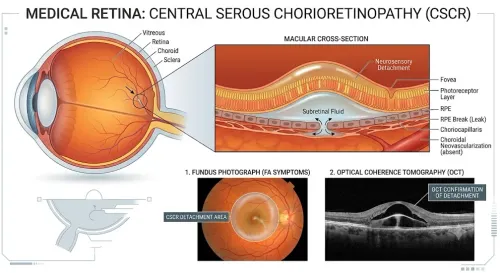 Medical Retina Services for CSCR (Central Serous Chorioretinopathy) service image