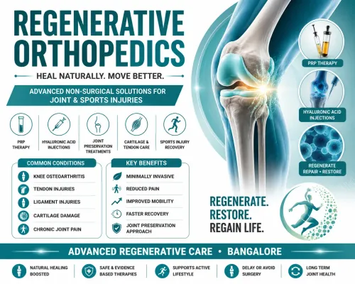 Regenerative Orthopedics in Bangalore | PRP Therapy & Joint Preservation service image