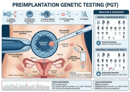 Preimplantation Genetic Testing (PGT) service image