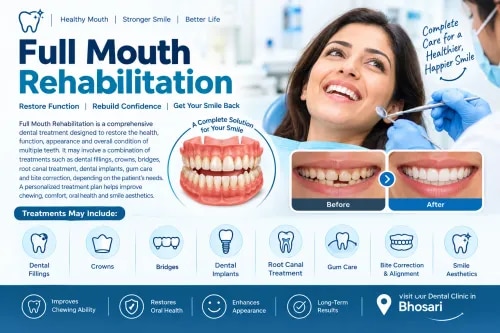Full mouth rehabilitation service image