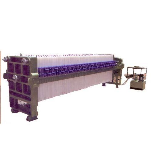 We are recognized as the prominent manufacturer and supplier of superior quality Filter Press Machine. The offered press machine is precisely designed and manufactured as per the set quality standards using the finest quality components and sophisticated technology. This press machine is rigorously tested by our quality controllers on the set industry standards at our high-end quality testing unit to eradicate any flaw. In addition to this we offer this press machine at affordable prices.Features:1. Hassle-free functionality2. Durable finish standards3. Precise dimension