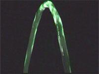 Laminar Jumping Jet Water Fountains