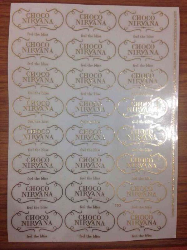 Metallic labels & stickers