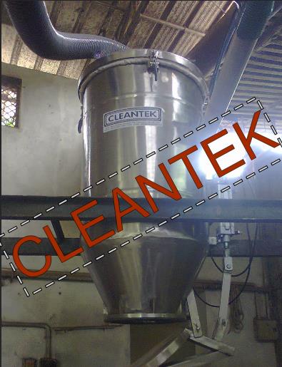 Cleantek manufacturing vacuum conveying systems for seeds, agro products from one place to one place without hassle free design. At present cleantek manufacturing 2 tons per Hour conveying systems.