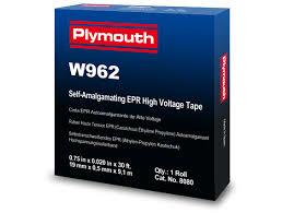 20 mil (0,51mm) EPR based high voltage tape with superior electrical, chemical, mechanical, and thermal properties. For insulating and jacketing of splices on power cable from 600 volts through 138kV and for building stress cones and jacketing of terminations on power cable from 600 volts through 35kV. W962 is self-amalgamating. ASTM-D-4388.