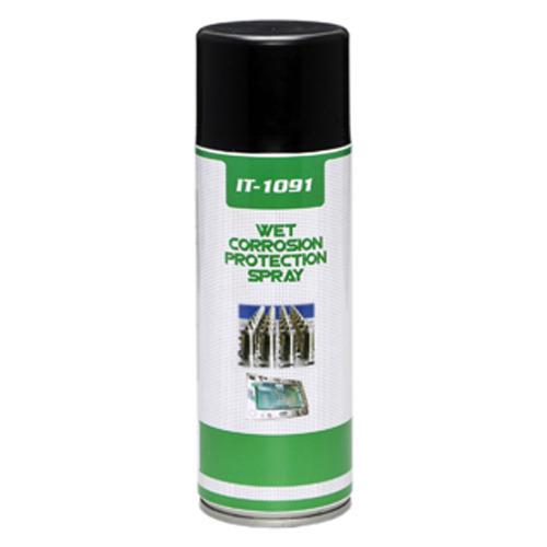 IT-1091 is a wet, thin-film thixotropic coating designed for protection of the finely machined metal surfaces such as tools, dies, molds, including plastic injection molds, spare parts, machines etc. against corrosion during storage and transport. This coating also protects under tropical climate and marine conditions. Product features include its ease of application & removal. The film deposited is thin coating which is removable and also lubricating. It is ideal for components where markings must remain visible or those where coated parts are to be welded or assembled directly without any preparation. Traditionally used for preservation of the plastic injection molds, some of its other applications include its use for protection of engineering components exposed to high corrosive loading, e.g. outdoor weathering under roofs of semi-finished products, finished products etc. up to 2 years. It is an excellent choice for use on shipping protection of packed and unpacked machines and machine parts, apparatuses and equipment goods under extreme climatic conditions. After application, it forms a transparent, oily protective film that will not run off and also adheres well to vertical surfaces.Additional Information:Item Code: IT-1091
