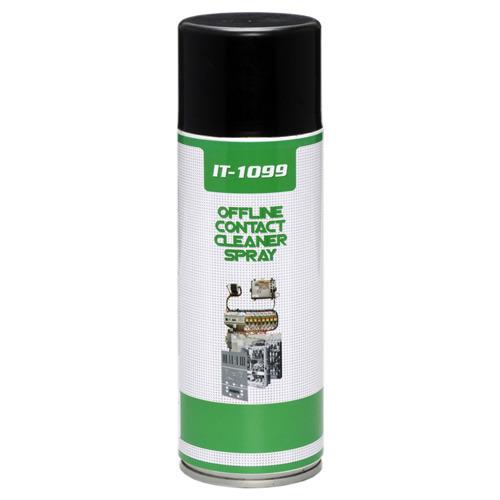 IT-1099 featuring a fast evaporating action without leaving any residues, the product has a deep penetrating action & is suitable to remove grease, dirt, oil and other surface contaminants from sensitive electrical/electronic devices. It is harmless to plastics and other on-board elastomer/polyimide components.Additional Information:Item Code: IT-1099