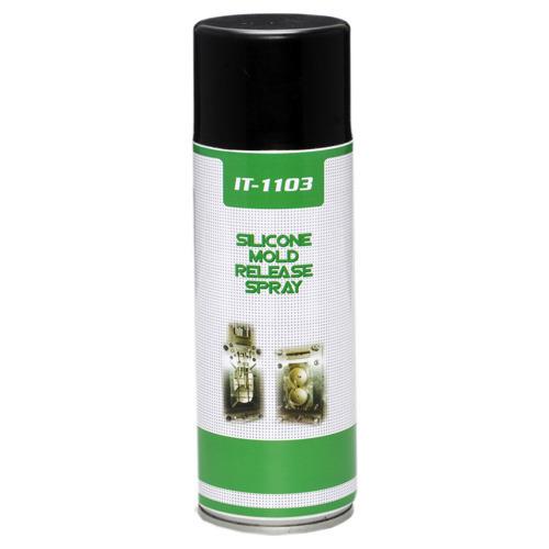 IT-1103 is specially formulated mold release agent that is ideal for all types of plastics. It is designed for quick, clean releases on thermosets as well as thermoplastics. It allows easy removal of parts from molds and improves surface finish of molded part. IT-1103 is non-staining and odorless and does not contain any ozone depleting chemicals or CFC’s.Additional Information:Item Code: IT-1103