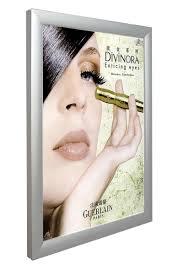 sign board made up of with Clip on frame with inserting type images. Printing can be changed when ever required