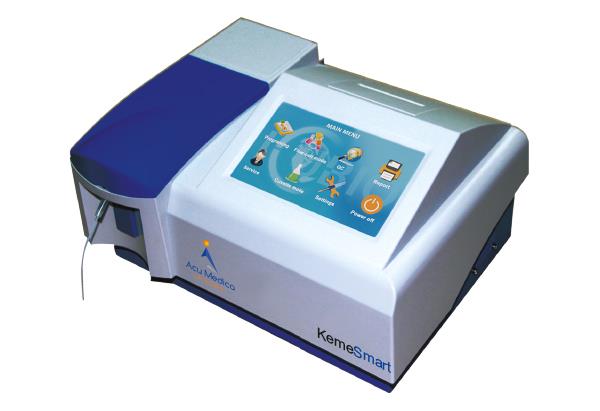 7-wave lengths with 80 tests pre-programmed7” colour LCD touch screenReal time curve showingMemory for 10000 sample resultsRS 232 interface and PC Connecting