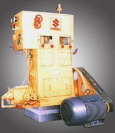 The Expansion Engine is a vertical single acting reciprocating type engine.Expansion EngineSANGHI - ORG Expansion EngineHigh Pressure Expansion EngineSANGHI - ORG High Pressure Expansion EngineThe Electric Motor is used initially to start the machine. Thereafter the engine is moved by the air pressure itself and during which time, the engine motor retains the speed by acting as a brake. Since work is done by air in rotating the Flywheel, it loses its heat content (enthalpy). Thus the air gets cooled. This cooling is more than that of an expansion in an expansion valve.The Expansion Engine can be considered as three major units:a. The drive unit.b. The Cylinder Unit for air expansion andc. The Hydraulic Systems for operating the Valves.The High Pressure Expansion Engine is used for liquid Plants