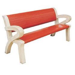 Each bench consists of 2 Nos. L-shape base support in grey cement colour (thickness:80 mm, Back height:890 mm, Front height:450mm, and Base width:690mm) and 1 nos. reinforced concrete plank in red colour of size 1500mm X 400mm X 50mm, and 1 no. of reinforced concrete plank in red colour of size 1500mm X 425mm X 50mm, Overall Dimensions: Seating length of the Bench:1500 mm, Seating height of the Bench:450 mm, Total height of the Bench:890 mm, Manufactured by using M-30 grade of Concrete using vibro compaction processReinforced suitably to promote long use and to prevent damage during handling, transportation, & erection, All parts are joined together with galvanized nuts & bolts of suitable size and all bolts are sealed after assembly, Bench top and back planks are treated with special anti-corrosive, water proof coating so as to make surfaces glossy and water proof.