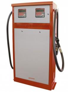 Double supply kits with ATEX components, special for installations of diesel, petrol kerosene supply.This kit is composed of two high accuracy hydraulic group and two GK-7 own consumption controller. Composed of: CHASSIS:Made of steelSpecial interior and exterior treatment against corrosionBrilliant epoxid paint finishWeatherproof2 HYDRAULIC GROUPS composed of: Pump: Self-suction, eccentric with self-adjusting blades with gas separator. Flow: 70-80 l/min · Recirculation bypass valve, check valve, filterMeter: made of aluminium of 4 pistons with positive displacement · Accuracy: 0.2 % · Pulser of 2 channels of 100 pulses per litre · Mechanical totalizerMotor:1 kW 230/400 VAC · motor EExd with ATEX certificate · triphasic · IP-55 protection; or0.90 kW 230 VAC · motor EExd with ATEX certificate · single-phase · IP-55 protection2 CONTROLLERS:GK-7 own consumption It is supplied with:2 delivery diesel hoses Ø25 mm double layer, with 1