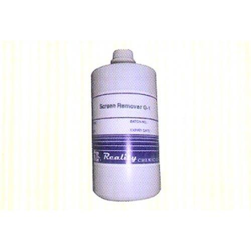 Our organization has acquired a remarkable position in the market owing to the offered array of superior quality Screen Remover. Processed as per the guidelines set by the industry, these chemicals are available in varied packaging options to suit the diversified demands of the clients. We also test the entire grade of chemicals on various quality-testing parameters, which ensures the perfection of these chemicals in all aspects. Moreover, these chemicals are available in the market at rock-bottom prices.Features:•	Highly effective•	Accurate composition•	Purity Additional Information:•	Item Code: G-1