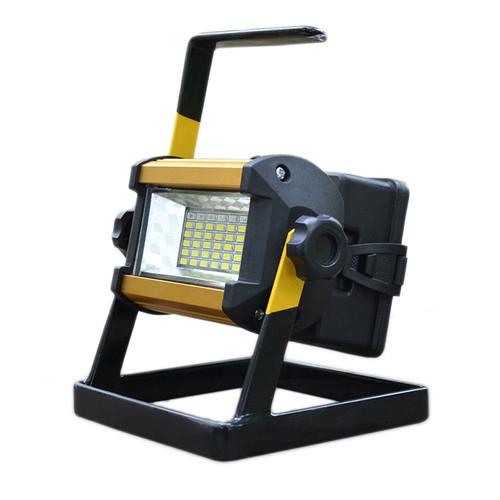 50w 36 LED Rechargeable Floodlight 3 Modes Waterproof