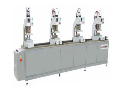 Approx Price: Rs 4.8 Lakh / PieceWe are offering Four Head Welding Machine. Work Air Pressure	0.6~0.8 MpaInput Power	3.5 WDouble Cutting Length	400~3500 mmAir Consumption	160L / MinOutside Dimension	4400 x 1100 x 1700mm 