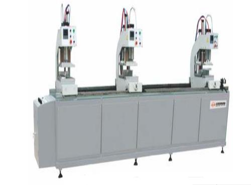 Approx Price: Rs 4.25 Lakh / PieceWe offer Three Head Welding Machine.Work Air Pressure	0.6~0.8 MpaInput Power	3.5 WDouble Cutting Length	400~3500 mmAir Consumption	160L / MinOutside Dimension	4400 x 1100 x 1700mm