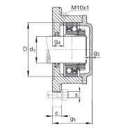 Bore Diameter: 85 mmSee Diagram ImageOutside Diameter: 150 mmSee Diagram ImageOverall Width: 28 mmSee Diagram ImageBore Type: TaperedClosure Type: OpenInternal Clearance: C3Dynamic Load Capacity: 48.8 kNStatic Load Capacity: 20.8 kNPrecision Rating: Not RatedMaximum RPM: 5600 RPMFinish/Coating: UncoatedOuter Ring Width: 28 mmFillet Radius: 2 mmSeries: 1200