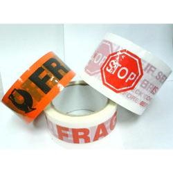 We manufacture Self Adhesive BOPP Printed Tape as per the costumers requirement. The features of these tapes are given below:Tear resistanceHigh adhesion