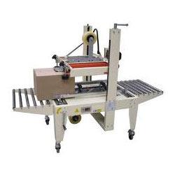 We offer Carton Sealer with top & bottom drive. The machines have top & bottom tape head for high level of functional accuracy. The tape tension, crank handle, leg height etc, are easily adjustable. The roller working table, optional and programmable heads, optional controller and electronic controls enhance the functional efficiency and maneuverability of the machine. Ideal for sealing and packing of cartons these are widely used in electrical appliance, foodstuffs, general merchandise, and medicine and in several other industries industry.Description:Our Automatic Packing Line consists of semiautomatic carton sealer, high-table automatic strapping machine and conveying rack. The carton sealer and strapping machine can also be used separately as single unit.Technical Specification:Voltage (V/Hz)	AC 220/50Gross Power (W)	1100Max. Carton Size (L x W x H) (mm)	600 x 500 x 500Min. Carton Size (L x W x H) (mm)	180 x 300 x 130Speed (m/min)	16Productive Capacity (pcs/h)	600Height of Table (mm)	830Adhesive Tape (mm)	BOPP, PVC Adhesive tape, width 60,76mmAvailable Strapping Belt (mm)	Plastic Strapping Belt, Width : 9~15, Thickness : 0.5~1.1Air Compressor (optional)	2/3 Litres at 5 BarsExternal Dimensions (L x W x H) (mm)	6650 x 1420 x 1565Net Weight (kg)	385