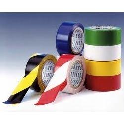 We are indulged in supplying wide range of Floor Marking Tape. This self-adhesive PVC tape is ideally used for floor marking and hazard warning to identify potential risk area and safety zone. To meet various needs of our clients, we offer the entire range in different plain colors or striped chevrons. Further, these tapes are widely demanded in the market for their following attributes:High tear strengthHigh adhesionSmooth surface