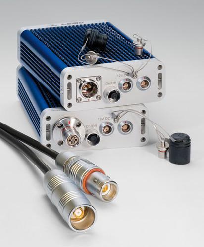 The LEMO MEERKAT is a triax to fibre media converter. The unit encodes the camera's triaxial signal & sends it to the OB van using SMPTE Cable.Main Features:Digital encoding & transmissionWorks in a pair of unitsLightweight & portableImmune to EMICE CertifiedNo repeaters neededSD & HD models available.Contact Configurations:Triaxial 50 or 75 Ohms (Audio-Video connectors)Hybrid with: (3K.93C Series)2 fibre optic contacts2 signal contacts2 power contacts & groundAdditional Information:Item Code: LEMO-Media_converter