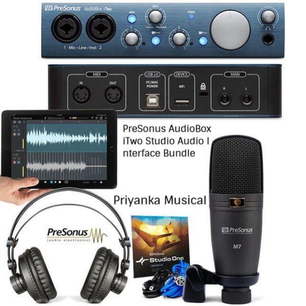 PreSonus AudioBox iTwo Studio Audio Interface Bundle