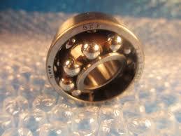 Bore Diameter: 17 mmSee Diagram ImageOutside Diameter: 40 mmSee Diagram ImageOverall Width: 16 mmSee Diagram ImageBore Type: RoundClosure Type: OpenInternal Clearance: C0Dynamic Load Capacity: 10.6 kNStatic Load Capacity: 2.55 kNPrecision Rating: Not RatedMaximum RPM: 24000 RPMCage Material: Fiberglass Reinforced NylonFinish/Coating: UncoatedMaximum Misalignment: 2.5 °Outer Ring Width: 16 mmFillet Radius: 0.6 mmSeries: 2200