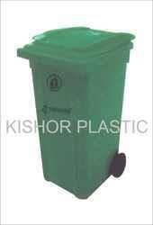 Plastic wheeled dustbin