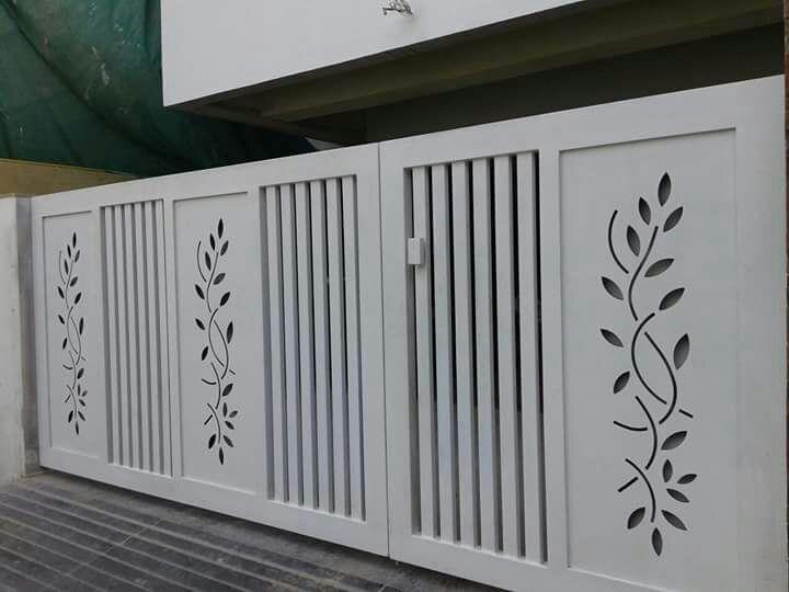 main door design in iron pipe  | 800 x 1066
