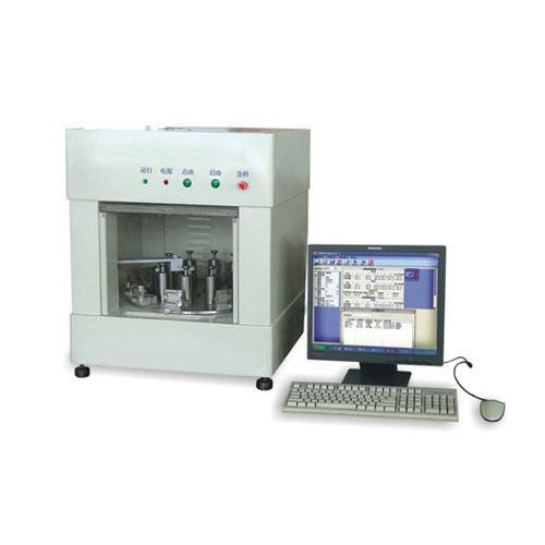 Patented Crease Recovery Tester Computerized - Crease Recovery TesterApplicationPatented Crease Recovery Tester Computerized, to determine the angle of recovery of fabrics from creasing. A rectangular specimen of prescribed dimensions is folded by robot, the crease recovery status is taken by CCD camera and displayed on the computer, the crease angle of sample can be measured by the tools of software. SpecificationsShade-black-box design, rotary-PositionRobot folding and releasing, stepper motor flap, intelligent measurementCCD imaging, dynamic and static images processingA variety of charts and data static and dynamic analysis, storage and outputCrease recovery angle can be measured by tools of computer software, the results can be amended in accordance with imaging data to process the complex situation of testingModelsWorking pattern: computer controlled, automatic Rotary-position, CCD imaging, automatic computer processing images and dataImaging sensor: CCDMeasuring method: fast elastic 15±1s, slow elastic 5min±5sPressure load: 10±0.05NPressured time: 5min±5sPressured area:18x15mmAngle measuring accuracy: 0 ~ 180±0.1°Work station: 10Power 220 V 50/60 HzWeight 65 KgDimensions 600x550x680 mm(LxWxH)
