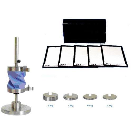 AATCC Wrinkle Recovery Tester:Application:AATCC Wrinkle Recovery Tester is used for determining a fabric's ability to recover after wrinkling under a pre-determined load for a set period of time. Provided with a set of 5